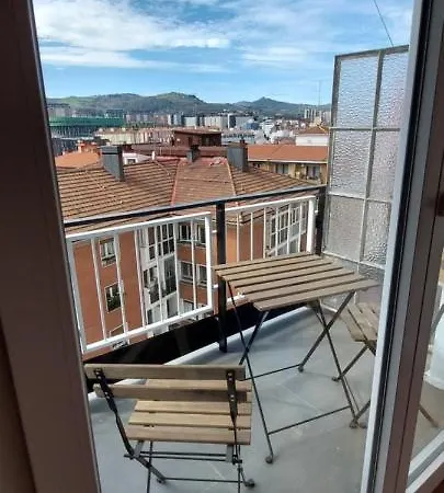 Lägenhet Moderno Y Sofisticado Con Vistas A La Ciudad Bilbao